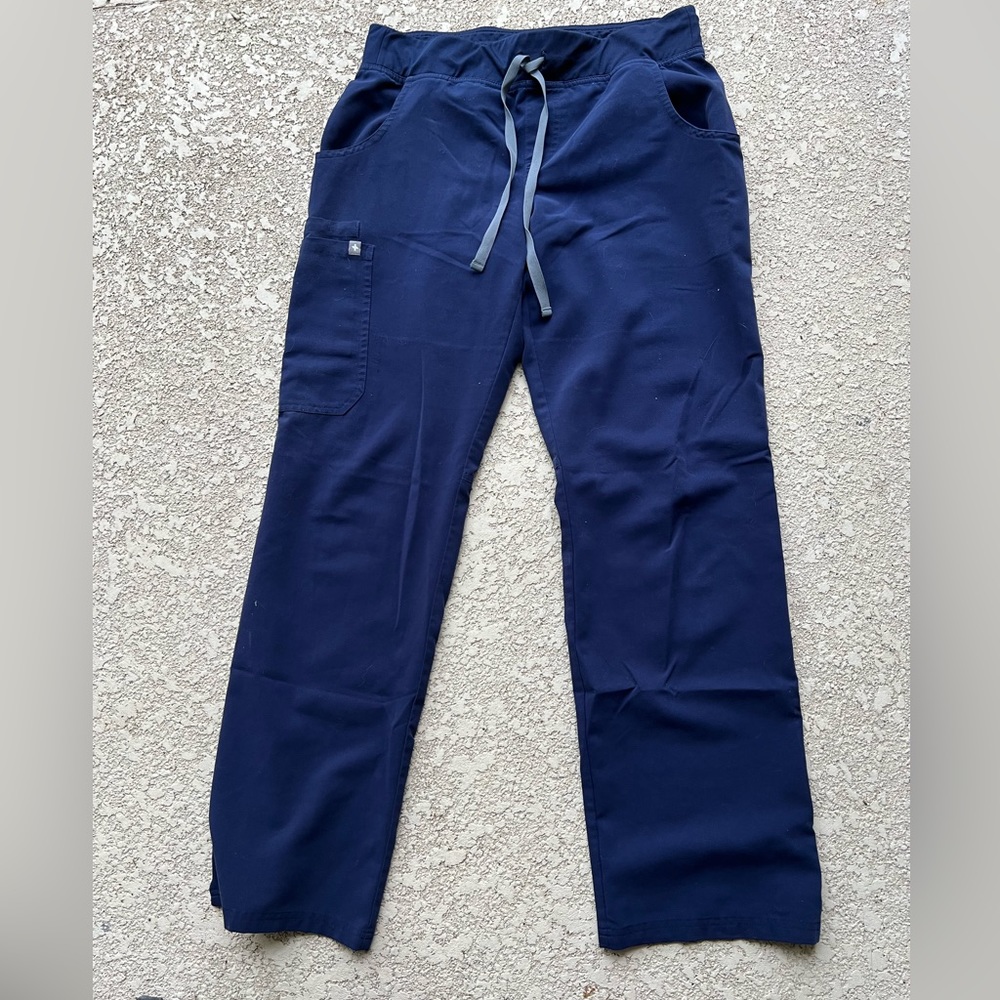 Figs, navy, size, small, Kade cargo scrub pant